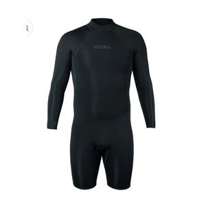 XCEL Men's Black 2MM Axis Long Sleeve Spring Wetsuit Size M